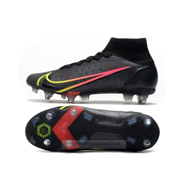 Nike Mercurial Superfly Elite SG PRO AC Negro x Prisma Negro Amarillo Rojo